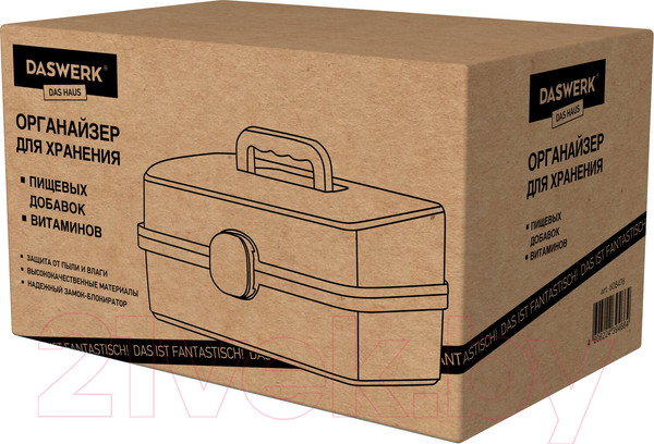 Изображение товара Органайзер для хранения Daswerk Аптечка домашняя Mini / 608476
