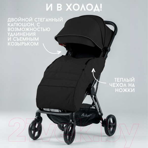Изображение товара Детская прогулочная коляска Bubago Axi / BG 115-1 (черный)