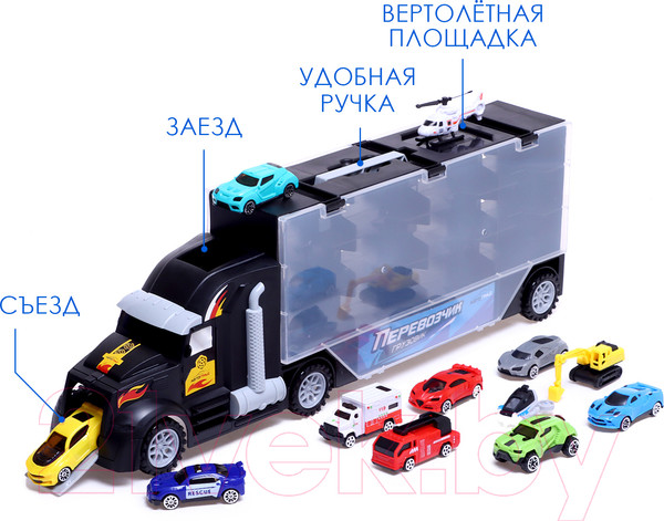 Изображение товара Автовоз игрушечный Автоград Грузовик Перевозчик / 4329111
