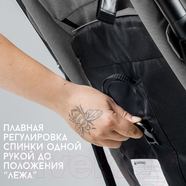 Изображение товара Детская прогулочная коляска Bubago Axi / BG 115-2 (серый)