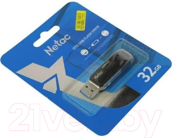 Изображение товара USB flash накопитель Netac US11 32GB (NT03US11C-032G-32BK)