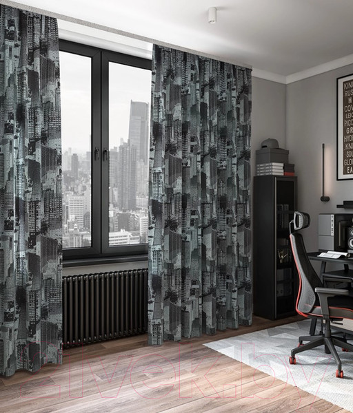 Изображение товара Штора LEGRAND Мегаполис 150x260 / 58120633 (ментол)