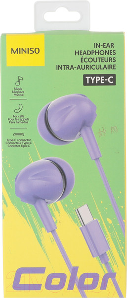 Изображение товара Наушники Miniso 0725