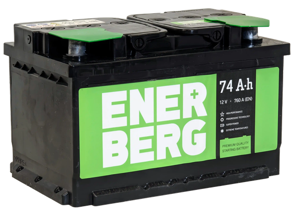 Изображение товара Автомобильный аккумулятор Enerberg 6СТ-74VLR R+ 760A (74 А/ч)