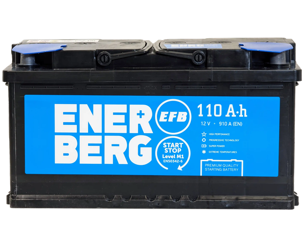 Изображение товара Автомобильный аккумулятор Enerberg 6СТ-110R EFB R+ 910A (110 А/ч)