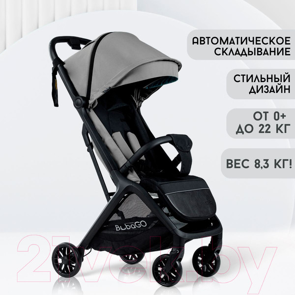 Изображение товара Детская прогулочная коляска Bubago Luna / BG 116-3 (серый)