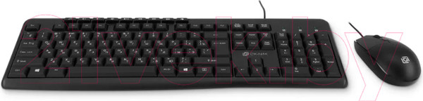 Изображение товара Комплект клавиатура и мышь Оклик S650 (черный)
