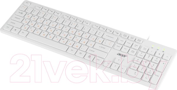 Изображение товара Клавиатура Acer OKW123 / ZL.KBDEE.00D (белый)