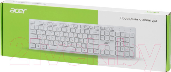 Изображение товара Клавиатура Acer OKW123 / ZL.KBDEE.00D (белый)