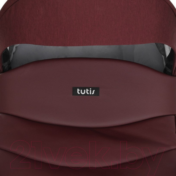 Изображение товара Детская универсальная коляска Tutis Novo 2 в 1 / 1142220 (кожа/Burgundy)