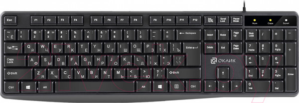 Изображение товара Клавиатура Оклик 145M (черный)