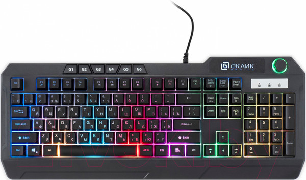 Изображение товара Клавиатура Оклик 715G (черный)
