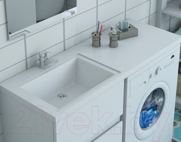 Изображение товара Умывальник Эстет Dallas Silk 110x48 L / ФР-00014872