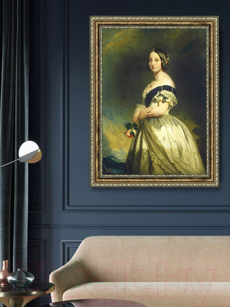 Изображение товара Картина Декарт Девушка с розой 8Л0191