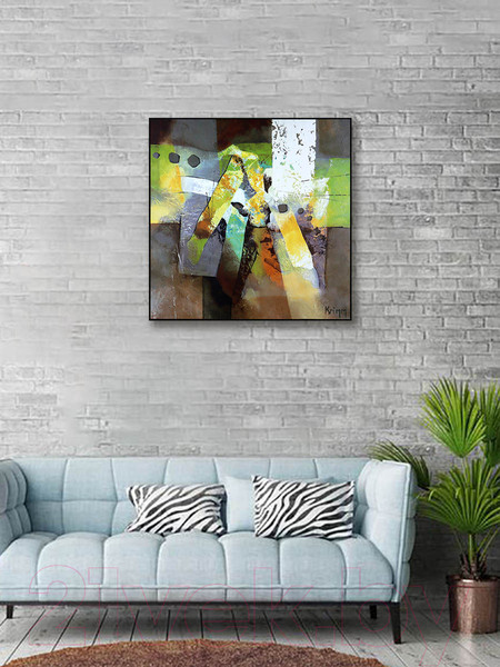 Изображение товара Картина Декарт Абстракция 8Л3662 (в раме)