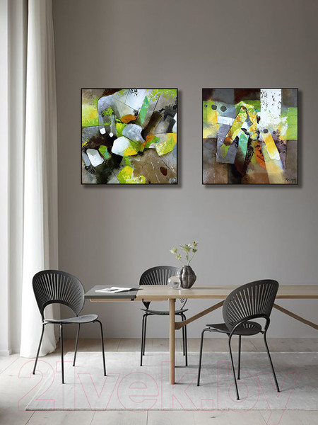 Изображение товара Картина Декарт Абстракция 8Л3663 (в раме)