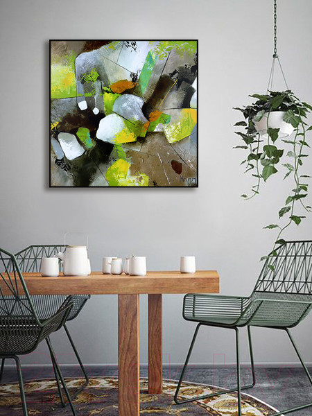 Изображение товара Картина Декарт Абстракция 8Л3663 (в раме)