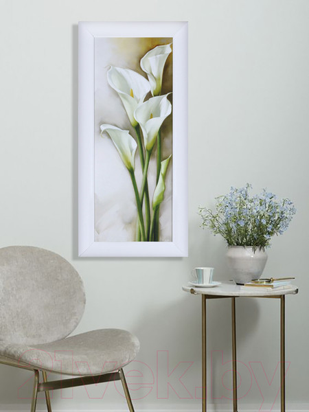 Изображение товара Картина Декарт Каллы-2 8Л0982 (в раме)