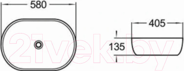 Изображение товара Умывальник Mexen Agota MEX-22025866