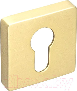 Изображение товара Накладка на цилиндр Cebi ET SQ PC35 (матовое золото полимер)