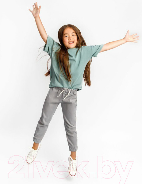 Изображение товара Комплект одежды для малышей Amarobaby Jump / AB-OD21-JUMP22/3211-92 (мятный/серый, р.86-92)