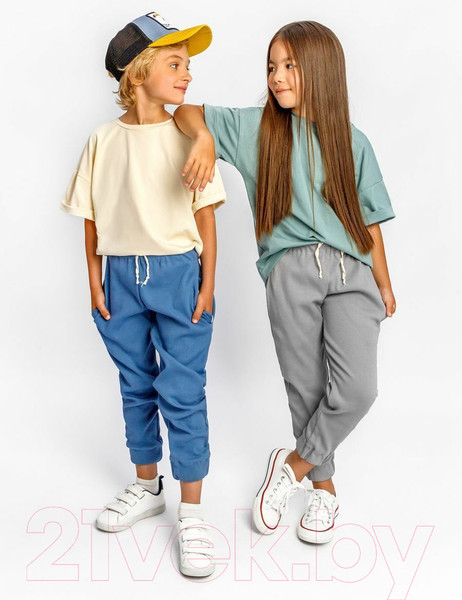 Изображение товара Комплект одежды для малышей Amarobaby Jump / AB-OD21-JUMP22/3211-92 (мятный/серый, р.86-92)