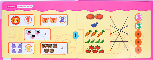 Изображение товара Развивающая книга Darvish Книга с липучками. Цифры и буквы / DV-14402B