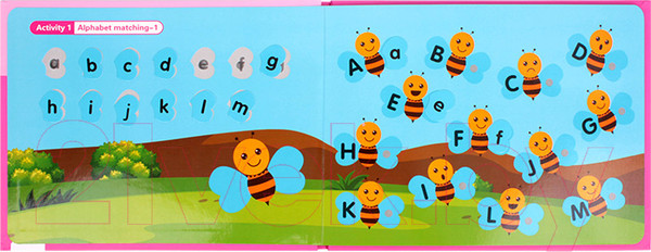 Изображение товара Развивающая книга Darvish Книга с липучками. Цифры и буквы / DV-14402B