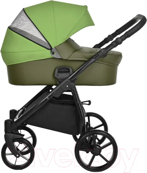 Изображение товара Детская универсальная коляска Tutis Novo 2 в 1 / 1142150 (кожа/Meadow)