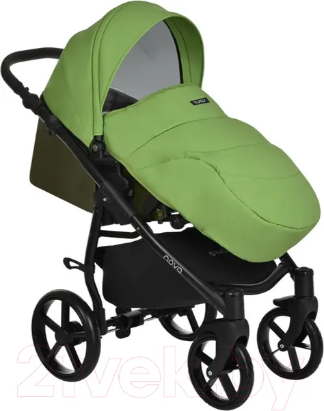 Изображение товара Детская универсальная коляска Tutis Novo 2 в 1 / 1142150 (кожа/Meadow)