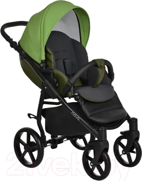 Изображение товара Детская универсальная коляска Tutis Novo 2 в 1 / 1142150 (кожа/Meadow)