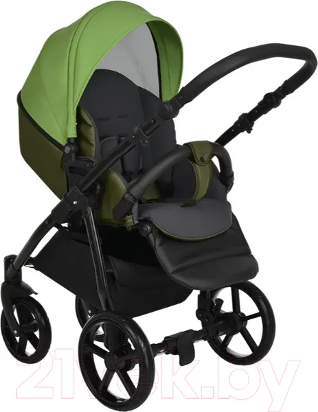 Изображение товара Детская универсальная коляска Tutis Novo 2 в 1 / 1142150 (кожа/Meadow)
