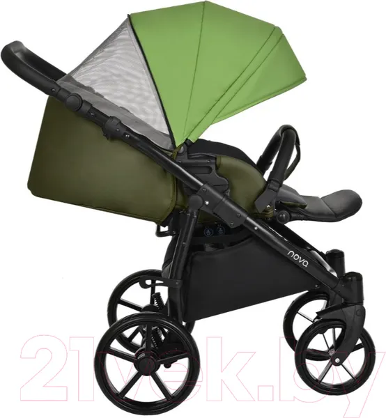 Изображение товара Детская универсальная коляска Tutis Novo 2 в 1 / 1142150 (кожа/Meadow)