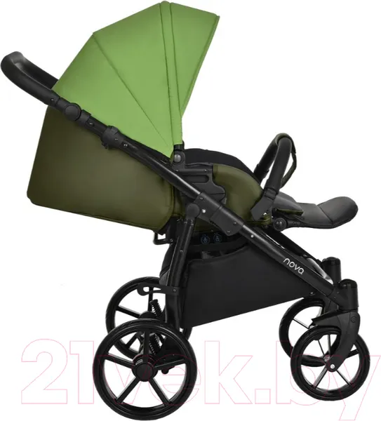 Изображение товара Детская универсальная коляска Tutis Novo 2 в 1 / 1142150 (кожа/Meadow)