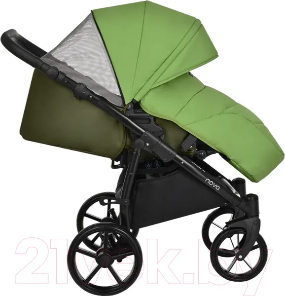Изображение товара Детская универсальная коляска Tutis Novo 2 в 1 / 1142150 (кожа/Meadow)