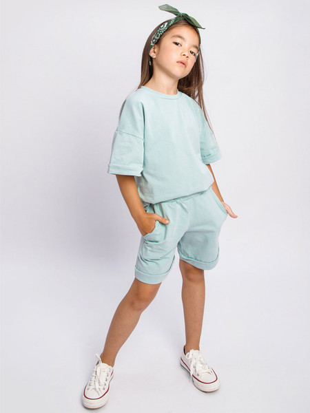 Изображение товара Комплект детской одежды Amarobaby Jump / AB-OD21-JUMP2201/32-116 (мятный, р.110-116)