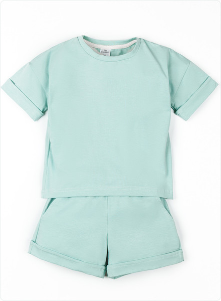 Изображение товара Комплект детской одежды Amarobaby Jump / AB-OD21-JUMP2201/32-128 (мятный, р.122-128)