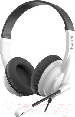 Изображение товара Наушники-гарнитура A4Tech HS-10 (черный/белый)