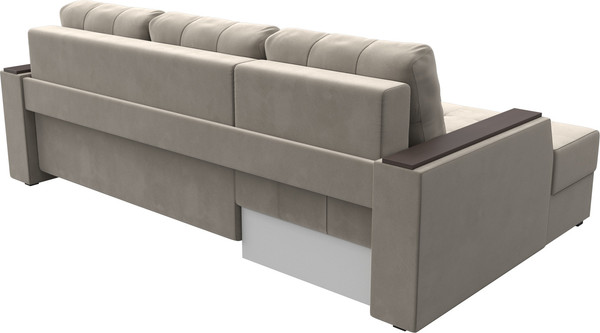 Изображение товара Диван угловой Лига Диванов Эмир БС левый (микровельвет бежевый)