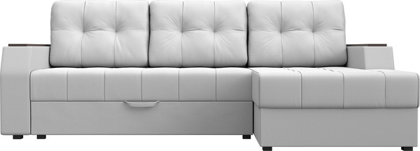 Изображение товара Диван угловой Лига Диванов Эмир БС правый (экокожа белый)