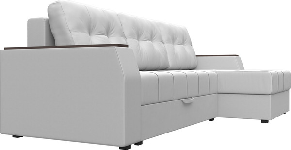 Изображение товара Диван угловой Лига Диванов Эмир БС правый (экокожа белый)