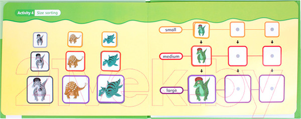Изображение товара Развивающая книга Darvish Книга с липучками. Динозавры / DV-14402A