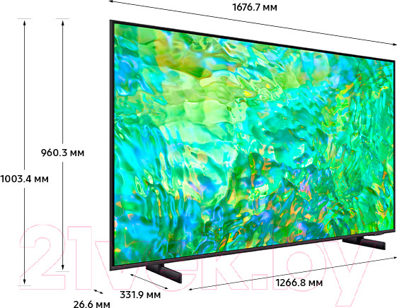 Изображение товара Телевизор Samsung 75" CU8000 UE75CU8000UXRU