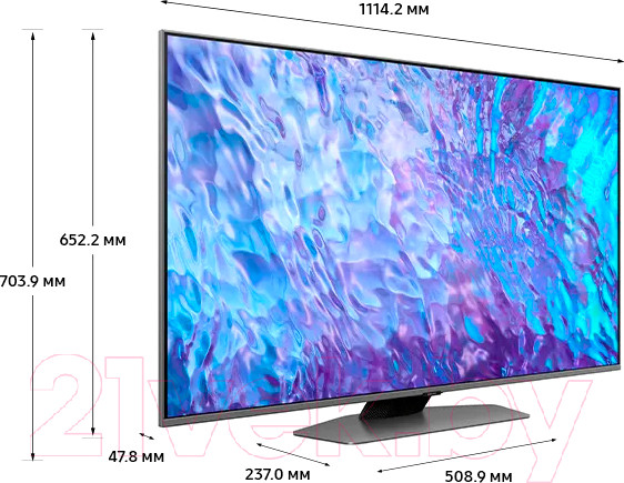 Изображение товара Телевизор Samsung 55" Q80C QE55Q80CAUXRU