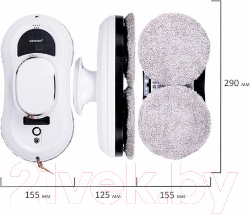 Изображение товара Робот-мойщик окон Sonnen Tech RWC-121 UltraClear / 456183