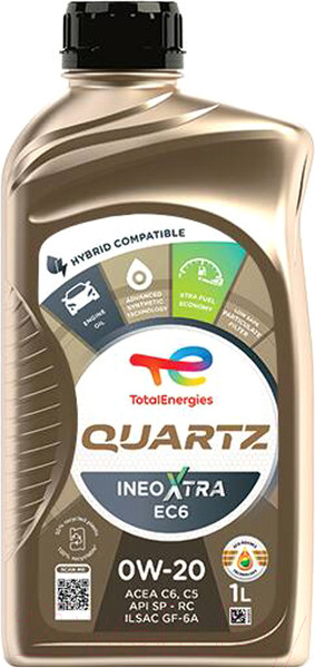 Изображение товара Моторное масло Total Quartz Ineo X.EC6 0W20 / 228343 (1л)