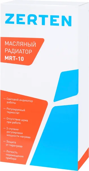 Изображение товара Масляный радиатор Zerten MRT-10