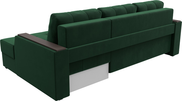 Изображение товара Диван угловой Лига Диванов Эмир БС правый (велюр зеленый)