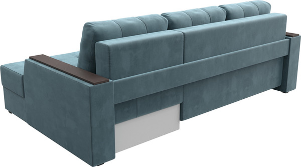 Изображение товара Диван угловой Лига Диванов Эмир БС правый (велюр бирюзовый)