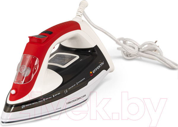 Изображение товара Утюг с парогенератором EFFEKTIV Turbosteam 2500Х (красный)